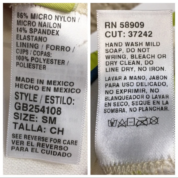 NWT! Gianni Bini Retrophilia Stripe Bandeau - Picture 5 of 5